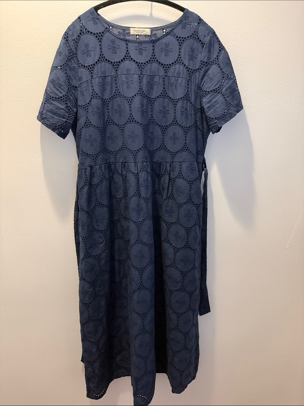 Eyelet dress from italy